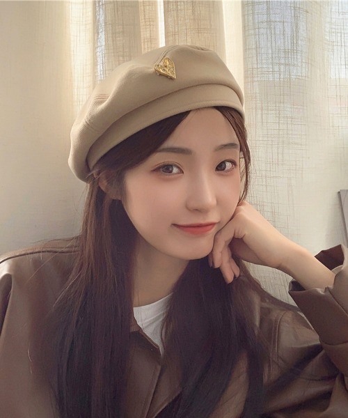 Miniministore（ミニミニストア）の「ベレー帽 レディース帽子 春秋冬 3色（ハンチング/ベレー帽・レディース・ベージュ/ブラック/ブラウン・FREE）」の11枚目の写真