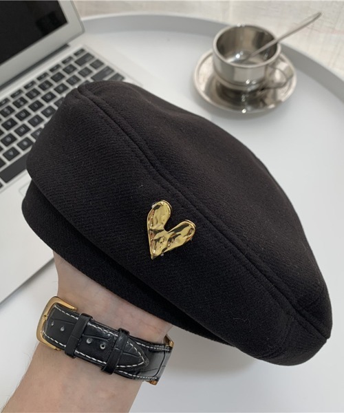 Miniministore（ミニミニストア）の「ベレー帽 レディース帽子 春秋冬 3色（ハンチング/ベレー帽・レディース・ベージュ/ブラック/ブラウン・FREE）」の7枚目の写真