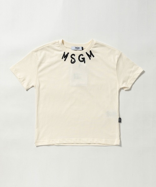 MSGM(エムエスジーエム)の「MSGM(エムエスジーエム)Kids & Junior ブランドロゴ半袖Tシャツカットソー(Tシャツ/カットソー・キッズ・ホワイト/ブラック/アイボリー/ピンク/レッド・6Y/8Y/14Y/4Y/10Y/12Y)」の3枚目の写真