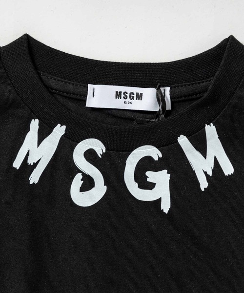 MSGM(エムエスジーエム)の「MSGM(エムエスジーエム)Kids & Junior ブランドロゴ半袖Tシャツカットソー(Tシャツ/カットソー・キッズ・ホワイト/ブラック/アイボリー/ピンク/レッド・6Y/8Y/14Y/4Y/10Y/12Y)」の8枚目の写真