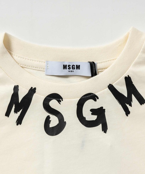 MSGM(エムエスジーエム)の「MSGM(エムエスジーエム)Kids & Junior ブランドロゴ半袖Tシャツカットソー(Tシャツ/カットソー・キッズ・ホワイト/ブラック/アイボリー/ピンク/レッド・6Y/8Y/14Y/4Y/10Y/12Y)」の11枚目の写真