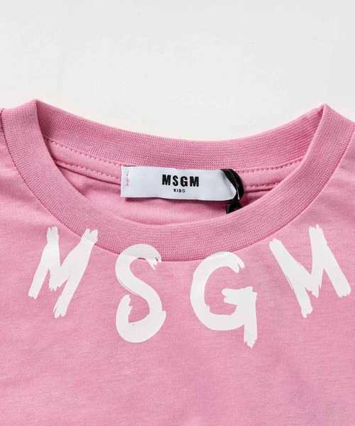MSGM(エムエスジーエム)の「MSGM(エムエスジーエム)Kids & Junior ブランドロゴ半袖Tシャツカットソー(Tシャツ/カットソー・キッズ・ホワイト/ブラック/アイボリー/ピンク/レッド・6Y/8Y/14Y/4Y/10Y/12Y)」の14枚目の写真