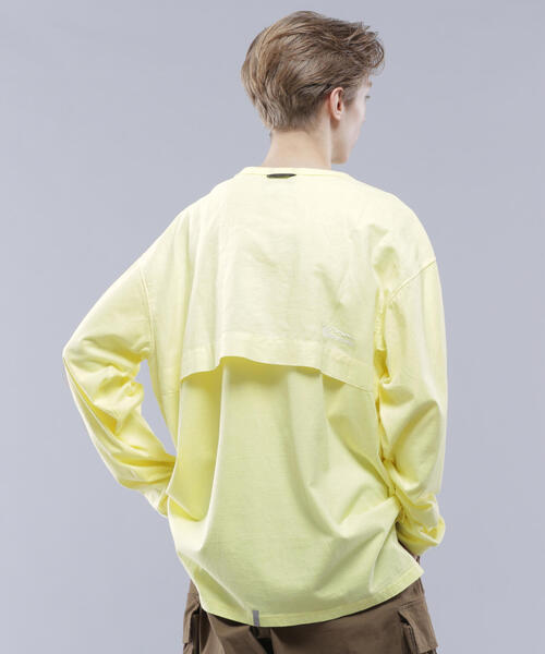 MANASTASH(マナスタッシュ)の「MANASTASH/マナスタッシュ/VENT L/S TEE '24/ベントロングスリーブTシャツ(Tシャツ/カットソー・メンズ・ホワイト/イエロー/ブラック・L/M/XL/S)」の16枚目の写真