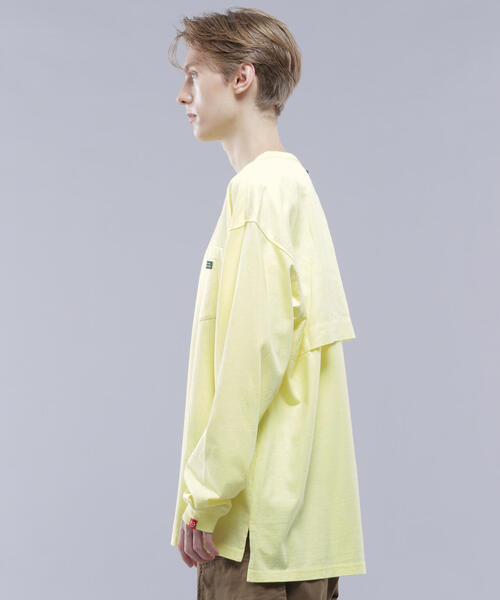 MANASTASH(マナスタッシュ)の「MANASTASH/マナスタッシュ/VENT L/S TEE '24/ベントロングスリーブTシャツ(Tシャツ/カットソー・メンズ・ホワイト/イエロー/ブラック・L/M/XL/S)」の20枚目の写真