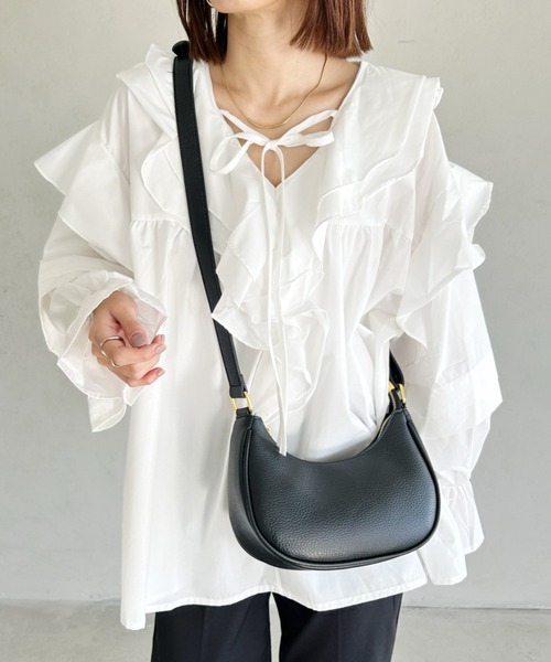 wears(ウェアーズ)の「PUワンハンドルバッグ(ハンドバッグ・レディース・アイボリー/ブラック・FREE)」の19枚目の写真