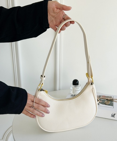 wears(ウェアーズ)の「PUワンハンドルバッグ(ハンドバッグ・レディース・アイボリー/ブラック・FREE)」の4枚目の写真