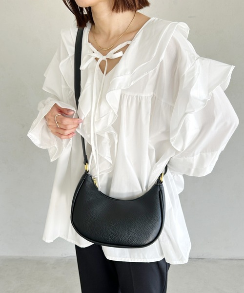 wears(ウェアーズ)の「PUワンハンドルバッグ(ハンドバッグ・レディース・アイボリー/ブラック・FREE)」の20枚目の写真