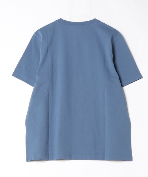 Maison Kitsune（メゾンキツネ）の「MAISON KITSUNE HANDWRITING COMFORT TEE-SHIRT（Tシャツ/カットソー・メンズ・ネイビー系/ホワイト×ブラック/ブラック×ホワイト/ブルー系その他/ライトグレー・XS/S/M/L/XL）」の6枚目の写真