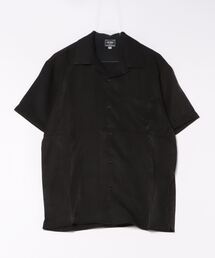 BIG MIKE | BIG MIKE ビッグマイク / レーヨン ミックス  オープンカラー半袖シャツ 102425540(シャツ/ブラウス)