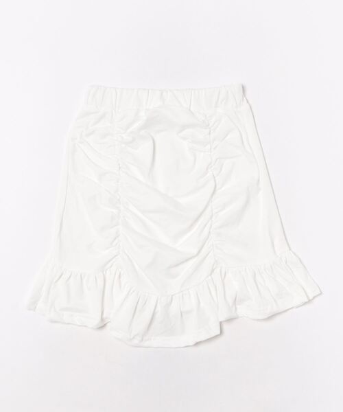 Nia(ニア)の「Nia(ニア)/ギャザーデザイン フリルミニスカート(スカート・レディース・ブラック/ホワイト・MEDIUM/LARGE/SMALL)」の15枚目の写真