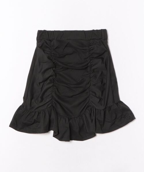 Nia(ニア)の「Nia(ニア)/ギャザーデザイン フリルミニスカート(スカート・レディース・ブラック/ホワイト・MEDIUM/LARGE/SMALL)」の16枚目の写真