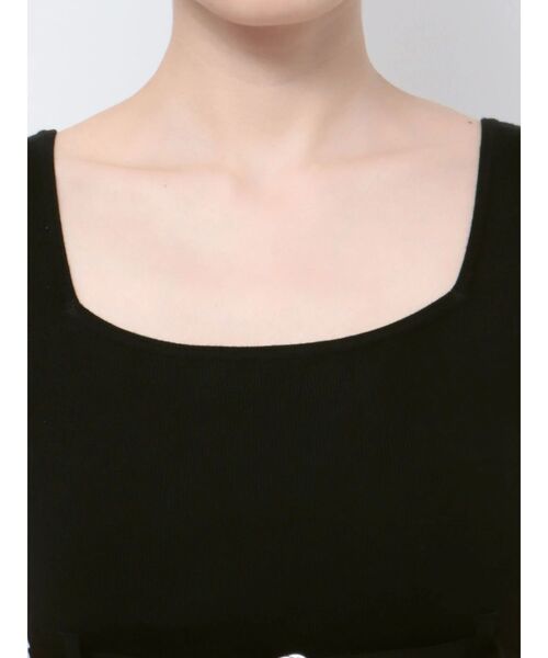 EMODA（エモダ）の「ベルトマークリブスリットワンピース（ワンピース・レディース・ライトブルー/ブラック/グレー・FREE）」の21枚目の写真