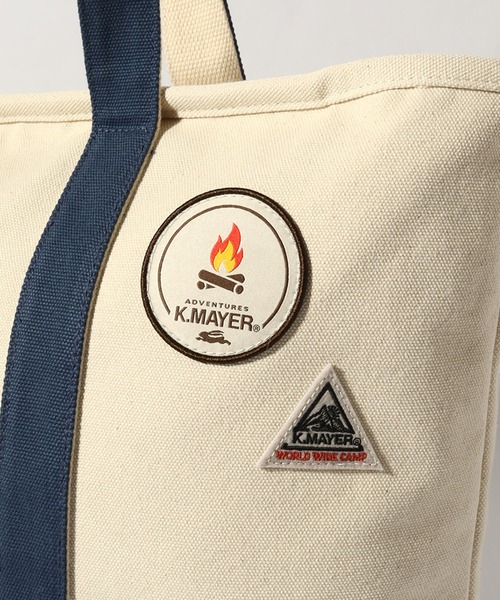 KRIFF MAYER（クリフメイヤー）の「【KRIFF MAYER/クリフメイヤー】マルチワッペン キャンバストート（トートバッグ・メンズ・ネイビー/ブラック/ダークグリーン・FREE）」の12枚目の写真