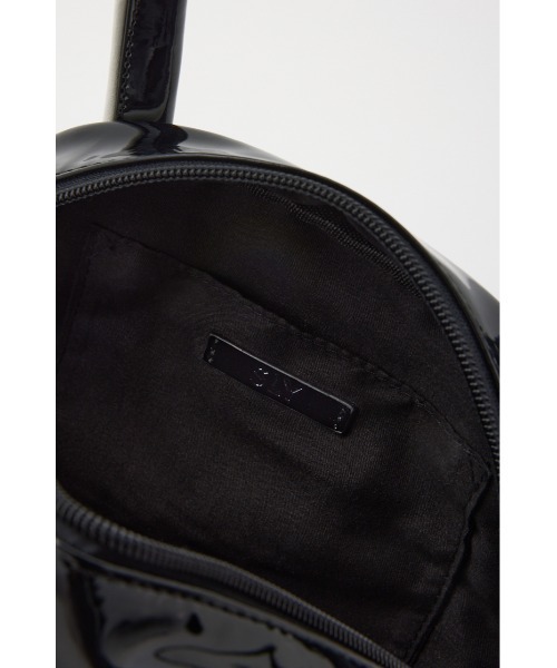 SLY（スライ）の「METAL CHARM MINI BOWLER BAG メタル チャーム ミニ ボウラー バッグ（ハンドバッグ・レディース・ネイビー/ブラック・FREE）」の12枚目の写真