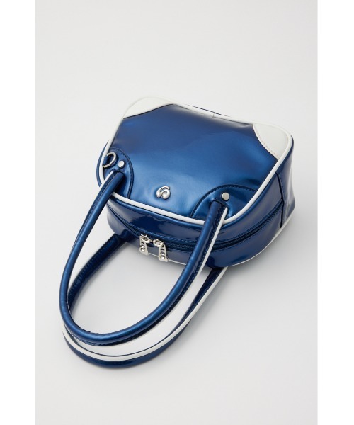 SLY（スライ）の「METAL CHARM MINI BOWLER BAG メタル チャーム ミニ ボウラー バッグ（ハンドバッグ・レディース・ネイビー/ブラック・FREE）」の17枚目の写真