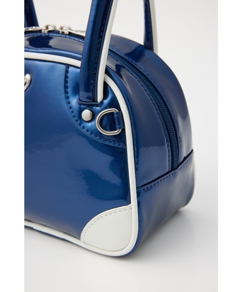 SLY（スライ）の「METAL CHARM MINI BOWLER BAG メタル チャーム ミニ ボウラー バッグ（ハンドバッグ・レディース・ネイビー/ブラック・FREE）」の19枚目の写真