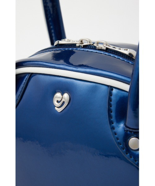 SLY（スライ）の「METAL CHARM MINI BOWLER BAG メタル チャーム ミニ ボウラー バッグ（ハンドバッグ・レディース・ネイビー/ブラック・FREE）」の20枚目の写真