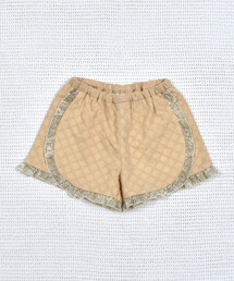 fillot de bebe reduction（フィヨデュベベルダクティオン）の「綿レースフリルショートパンツ(70~90cm)（その他ベビーウェア）」