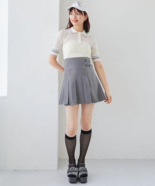 ポロシャツ ポロ シアーポロニット レディース N.Natural Beauty Basic ポロシャツ ポロ シアーポロニット