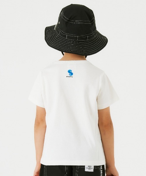 Smoothy(スムージー)の「SMOOTHY THE SMOOTHY Tee / スムージー ザ スムージー Tシャツ(Tシャツ/カットソー・キッズ・ホワイト×ブルー/ホワイト×ピンク・100/110/120/130/140/150/160)」の4枚目の写真
