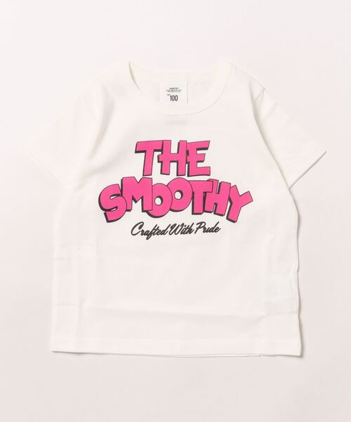 Smoothy(スムージー)の「SMOOTHY THE SMOOTHY Tee / スムージー ザ スムージー Tシャツ(Tシャツ/カットソー・キッズ・ホワイト×ブルー/ホワイト×ピンク・100/110/120/130/140/150/160)」の8枚目の写真
