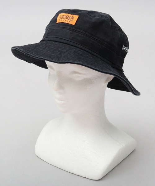 UNIVERSAL OVERALL（ユニバーサルオーバーオール）の「オレンジネームタグ ヴィンテージツイル サファリハット（ハット・メンズ・ブラック/カーキ・FREE）」の17枚目の写真