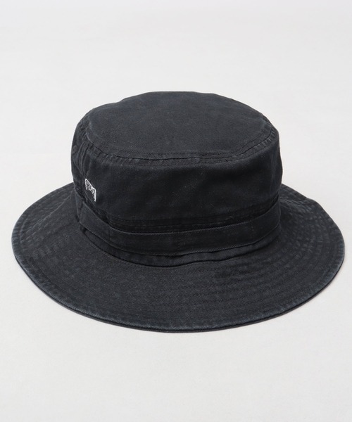 UNIVERSAL OVERALL（ユニバーサルオーバーオール）の「オレンジネームタグ ヴィンテージツイル サファリハット（ハット・メンズ・ブラック/カーキ・FREE）」の5枚目の写真