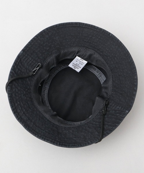 UNIVERSAL OVERALL（ユニバーサルオーバーオール）の「オレンジネームタグ ヴィンテージツイル サファリハット（ハット・メンズ・ブラック/カーキ・FREE）」の3枚目の写真
