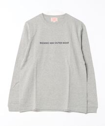 BIG MIKE ビックマイク/ ベーシックロゴ 長袖フロントバックプリントTシャツ ロンT / 102118305