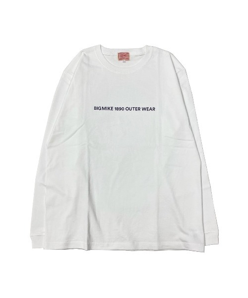 BIG MIKE ビックマイク/ ベーシックロゴ 長袖フロントバックプリントTシャツ ロンT // 102118305（Tシャツ/カットソー）｜BIG MIKE（ビッグマイク）