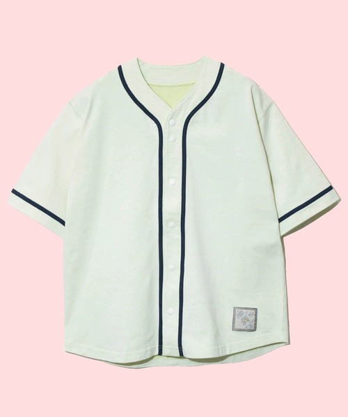 【セール】Wフェイス天竺 リバーシブル ゆったり BBシャツ（シャツ/ブラウス）｜go slow caravan（ゴースローキャラバン）