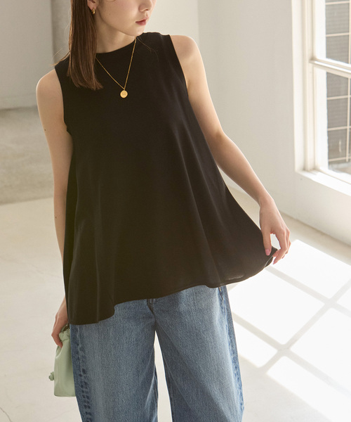 COGTHEBIGSMOKE（コグザビッグスモーク）の「COG THE BIGSMOKE HIBA TOP（Tシャツ/カットソー・レディース・ブラック/ブルー/ホワイト/ライトグレー・FREE）」の2枚目の写真