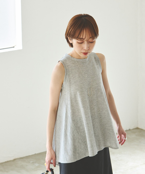COGTHEBIGSMOKE（コグザビッグスモーク）の「COG THE BIGSMOKE HIBA TOP（Tシャツ/カットソー・レディース・ブラック/ブルー/ホワイト/ライトグレー・FREE）」の10枚目の写真