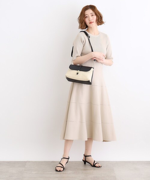 grove(グローブ)の「◆フラップベルトペーパーショルダー(ショルダーバッグ・レディース・オフホワイト/イエロー系その他/ブラック/ライトグレー・00)」の18枚目の写真