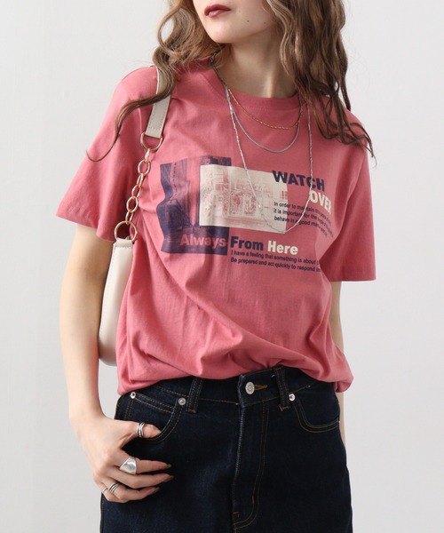 FUNALIVE(ファンアライブ)の「フォトプリント半袖クルーTシャツ(Tシャツ/カットソー・メンズ・ホワイト/ブルー系その他/モカ/スミクロ/グリーン系その他/ネイビー/ブラック系/ブラック/ホワイト系1/ホワイト系/ブルー系その他2/ピンク・LL/L/M)」の12枚目の写真