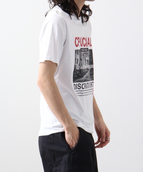 FUNALIVE(ファンアライブ)の「フォトプリント半袖クルーTシャツ(Tシャツ/カットソー・メンズ・ホワイト/ブルー系その他/モカ/スミクロ/グリーン系その他/ネイビー/ブラック系/ブラック/ホワイト系1/ホワイト系/ブルー系その他2/ピンク・LL/L/M)」の21枚目の写真
