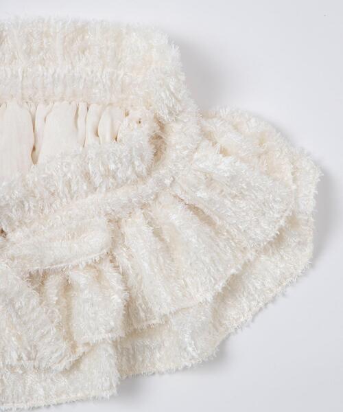 WEGO（ウィゴー）の「WEGO/シャギーマルチWAY付けフリル（付け襟・レディース・ブラック/オフホワイト・FREE）」の10枚目の写真