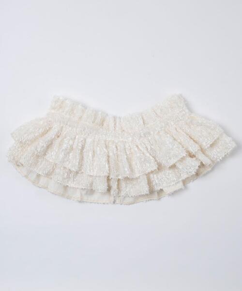 WEGO（ウィゴー）の「WEGO/シャギーマルチWAY付けフリル（付け襟・レディース・ブラック/オフホワイト・FREE）」の8枚目の写真