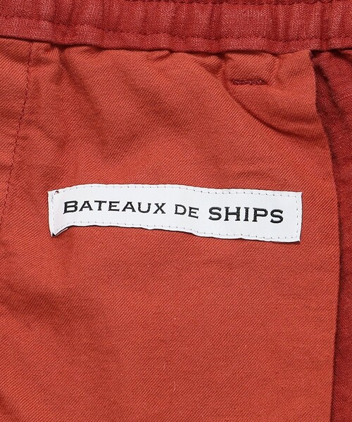 SHIPS(シップス)の「BATEAUX DE SHIPS: リネン ガーメントダイ ワイド イージーパンツ(その他パンツ・メンズ・オレンジ/グリーン/ブラック・1/3/2)」の18枚目の写真