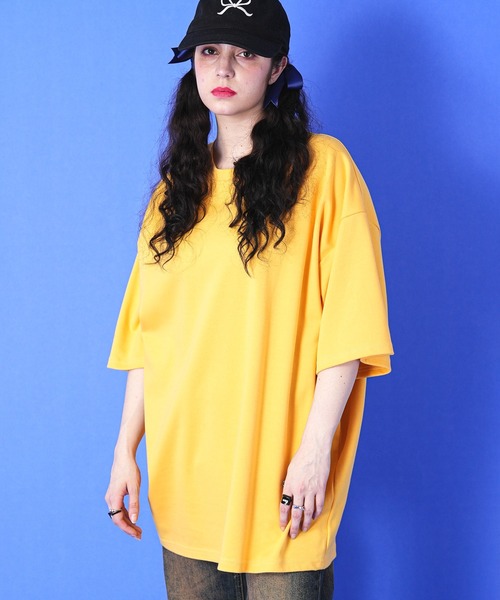 a.p.o.v.（エーピーオービー）の「a.p.o.v. カラーバリエーションビッグポンチTシャツ（Tシャツ/カットソー・メンズ・アッシュグレー/ホワイト/ブルーグレー/ブラック/ブルー/カーキ/グレー/イエロー/オレンジ・ONE SIZE）」の8枚目の写真