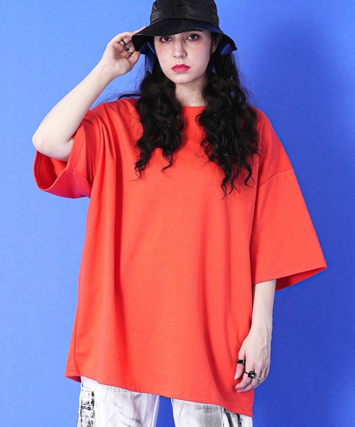 a.p.o.v.（エーピーオービー）の「a.p.o.v. カラーバリエーションビッグポンチTシャツ（Tシャツ/カットソー・メンズ・アッシュグレー/ホワイト/ブルーグレー/ブラック/ブルー/カーキ/グレー/イエロー/オレンジ・ONE SIZE）」の9枚目の写真