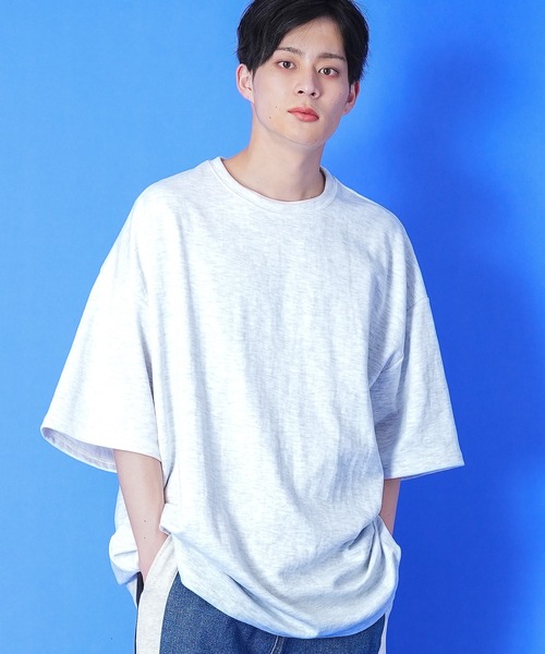 a.p.o.v.（エーピーオービー）の「a.p.o.v. カラーバリエーションビッグポンチTシャツ（Tシャツ/カットソー・メンズ・アッシュグレー/ホワイト/ブルーグレー/ブラック/ブルー/カーキ/グレー/イエロー/オレンジ・ONE SIZE）」の3枚目の写真