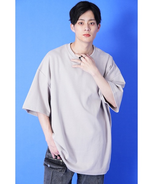 a.p.o.v.（エーピーオービー）の「a.p.o.v. カラーバリエーションビッグポンチTシャツ（Tシャツ/カットソー・メンズ・アッシュグレー/ホワイト/ブルーグレー/ブラック/ブルー/カーキ/グレー/イエロー/オレンジ・ONE SIZE）」の17枚目の写真