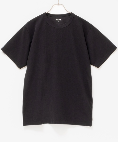 NAVY（ネイビー）の「NAVY 倍速DRY ジョーゼットショートスリーブTEE（Tシャツ/カットソー・メンズ・ブラック/ホワイト/チャコールグレー/ブルーグレー・S/M/XXL/XL/L）」の15枚目の写真