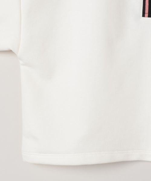 JEANASIS（ジーナシス）の「バイカラーラインショートポロ/115357（ポロシャツ・レディース・ホワイト系その他/ブラック系その他・FREE）」の7枚目の写真