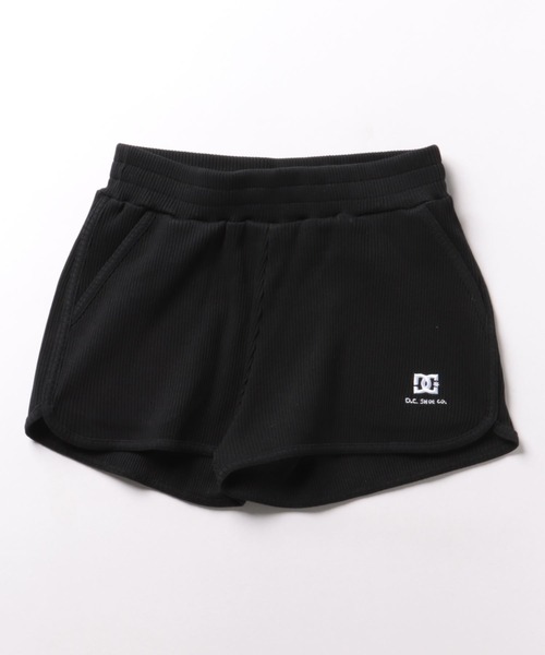 DC SHOES(ディーシーシューズ)の「24 WS TELECO SHORT/DCウエストゴムスウェットショーツ(スウェットパンツ・レディース・ホワイト/ブラック・SMALL/MEDIUM)」の2枚目の写真