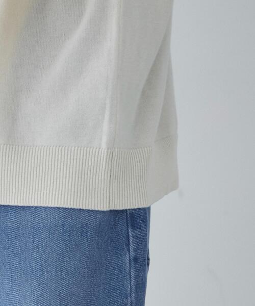 THE STANDARD（ザスタンダード）の「WEGO/スキッパーニットポロ（ニット/セーター・メンズ・オフホワイト/ダークグレー・MEDIUM/LARGE）」の15枚目の写真