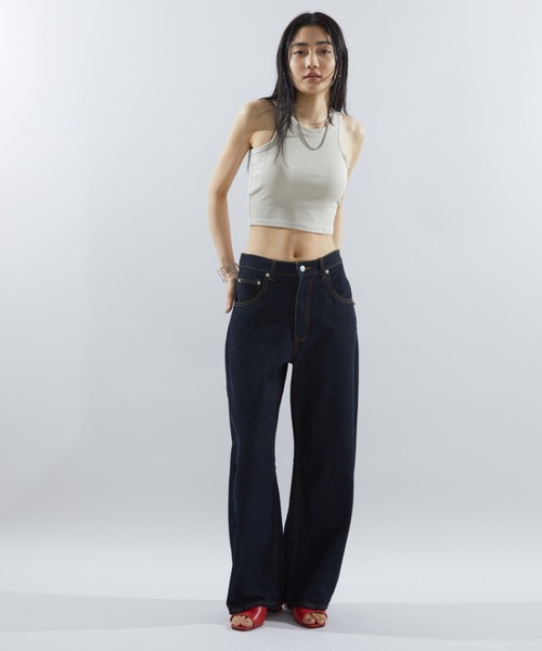 Aunt Marie's(アントマリーズ)の「カップ付きアメスリクロップドタンク(タンクトップ・レディース・ブラック/ベージュ/ホワイト/グレー・FREE)」の18枚目の写真