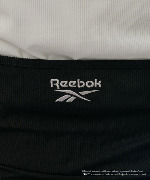 Reebok（リーボック）の「【WEB限定】【Reebok別注】サークルロゴリブキャミソール（キャミソール・レディース・ブラック/ホワイト/スカイブルー・MEDIUM）」の4枚目の写真