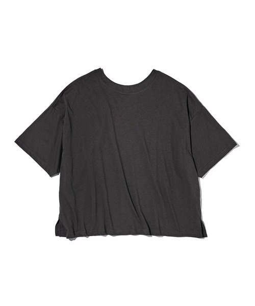 CHIGNON（シニヨン）の「CHIGNON TERMINAL ロゴTee 8642-366KO（Tシャツ/カットソー・レディース・チャコールグレー/キナリ/グレー・F）」の21枚目の写真